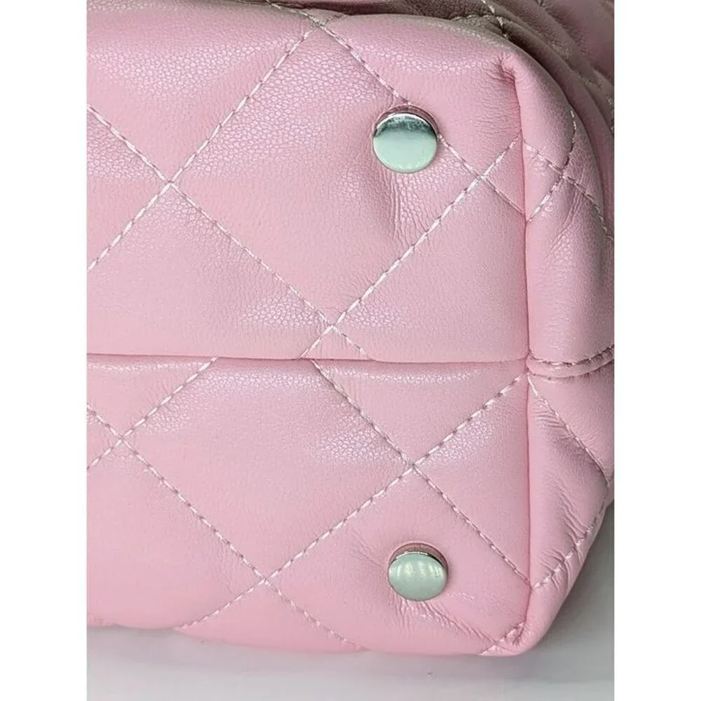 I.N.C. International Concepts Andria Quilted Extra Large Tote Pink (MSRP $100)